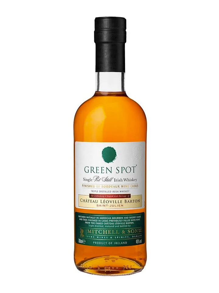Green Spot Chateau Leoville Barton Bordeaux Wine Cask Single Pot Still Irish Whisky 700mL
