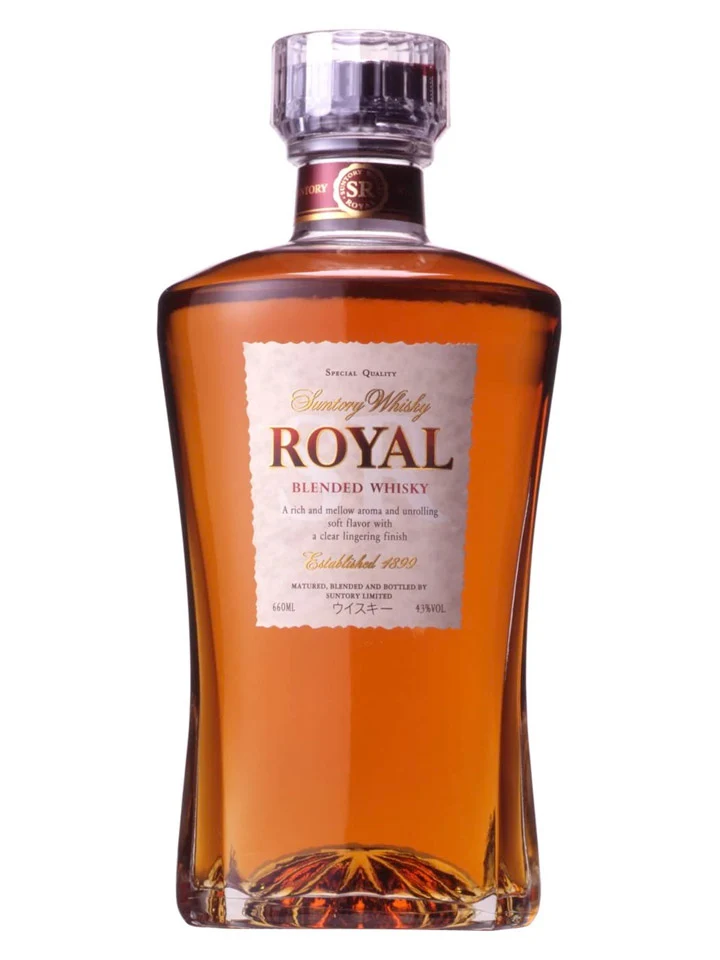 Suntory Royal Slim Decanter Blended Japanese Whisky 660mL