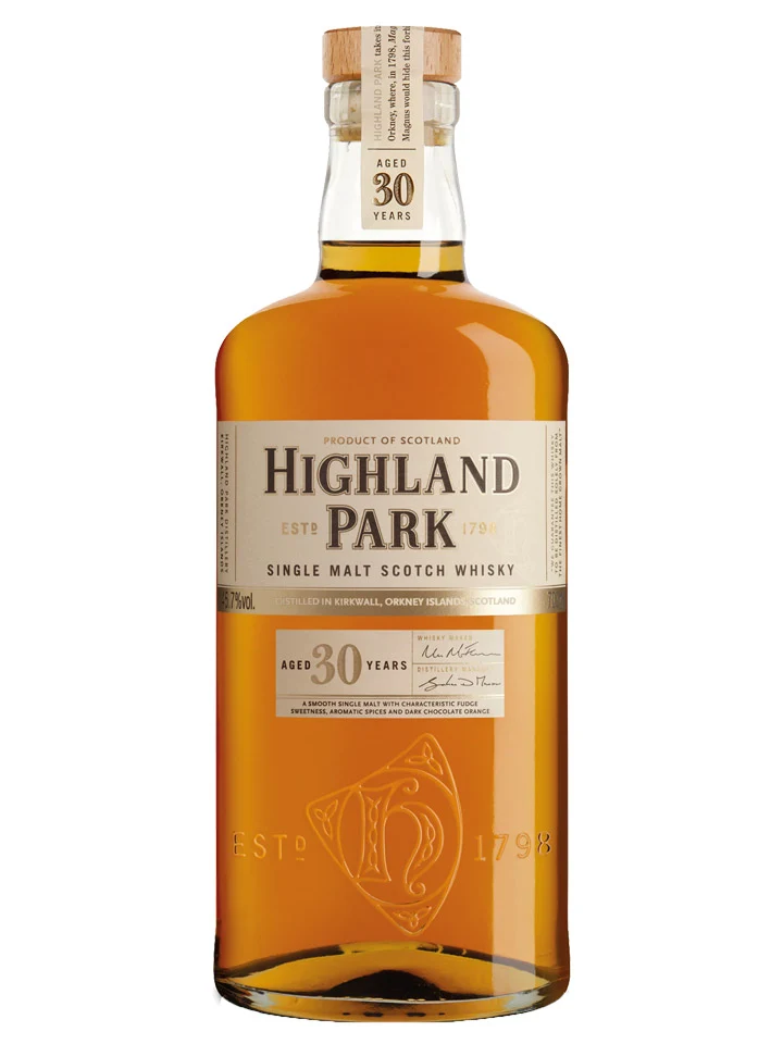 Highland Park 30 Year Old Single Malt Scotch Whisky 700mL