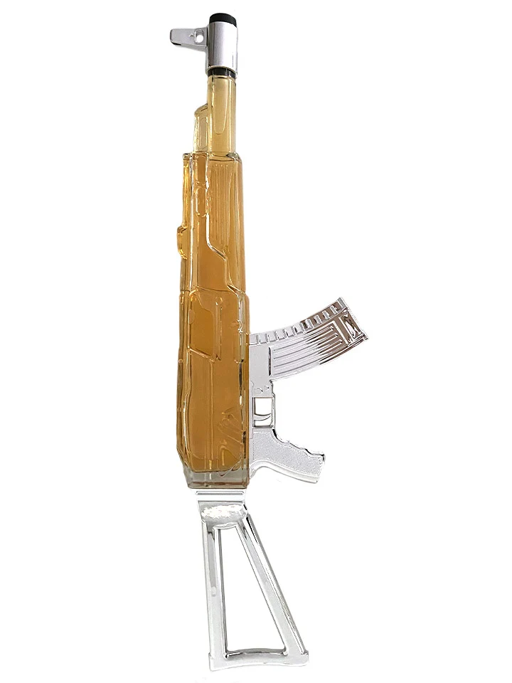 Red Army AK-47 Whiskey with Grenade & 3 Shot Glasses 700mL