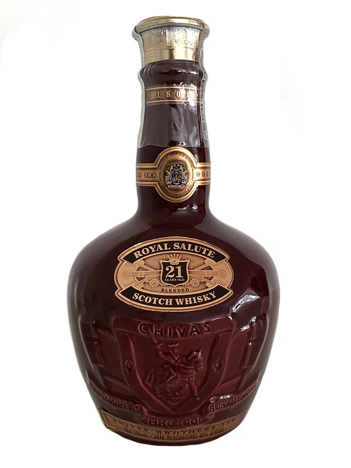 Chivas Regal Royal Salute 21 Year Old Wade Ceramic Red Scotch Whisky 500mL