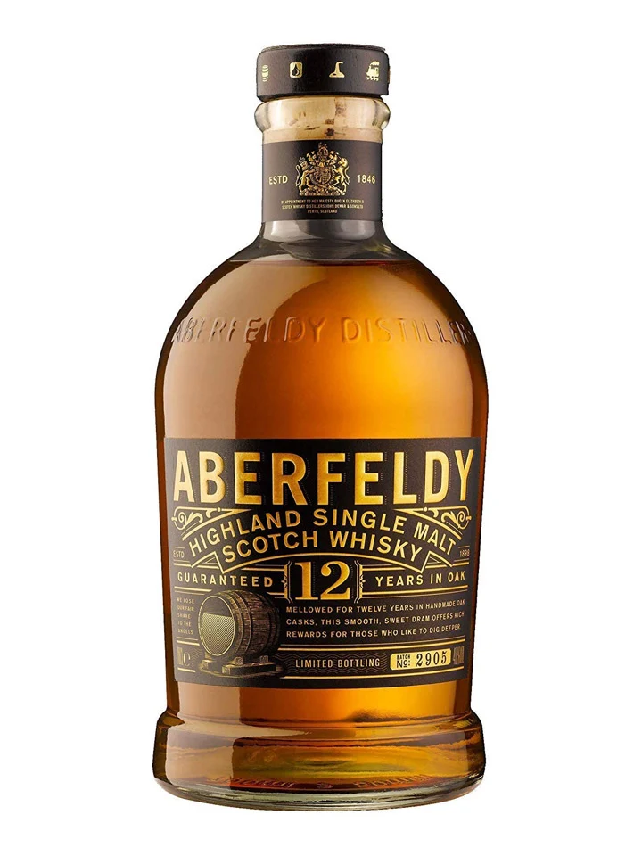 Aberfeldy 12 Year Old Single Malt Scotch Whisky 700mL
