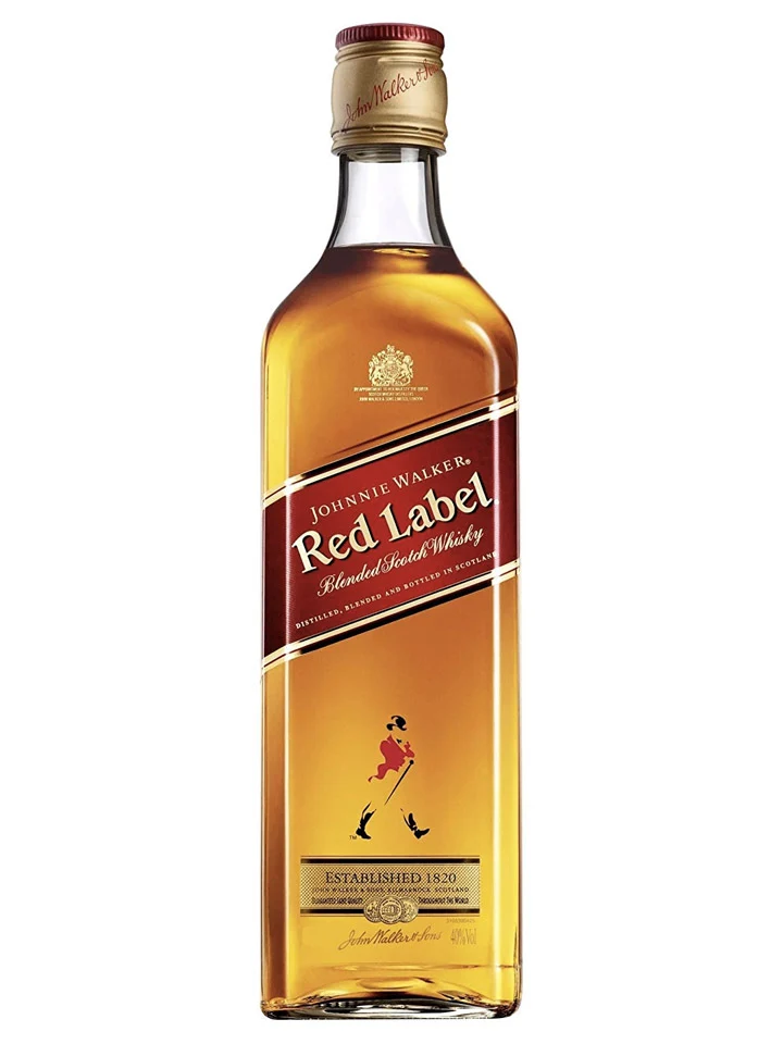 Johnnie Walker Red Label Blended Scotch Whisky 1L