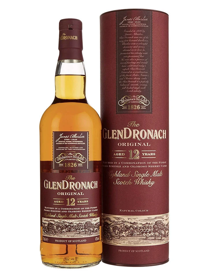 GlenDronach 12 Year Old (Old Packaging) Single Malt Scotch Whisky 700mL