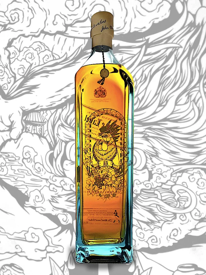 Johnnie Walker Blue Label Zodiac Collection Year Of The Rooster Blended Scotch Whisky 1L