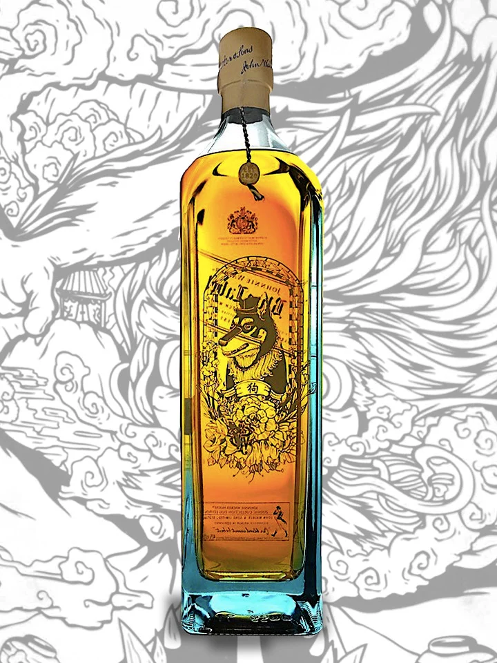 Johnnie Walker Blue Label Zodiac Collection Year Of The Dog Blended Scotch Whisky 1L