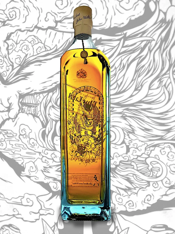 Johnnie Walker Blue Label Zodiac Collection Year Of The Dragon Blended Scotch Whisky 1L
