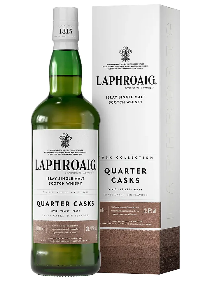 Laphroaig Quarter Cask Single Malt Scotch Whisky 700mL