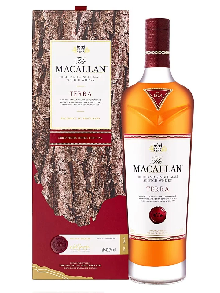 The Macallan Terra Highland Single Malt Scotch Whisky 700mL