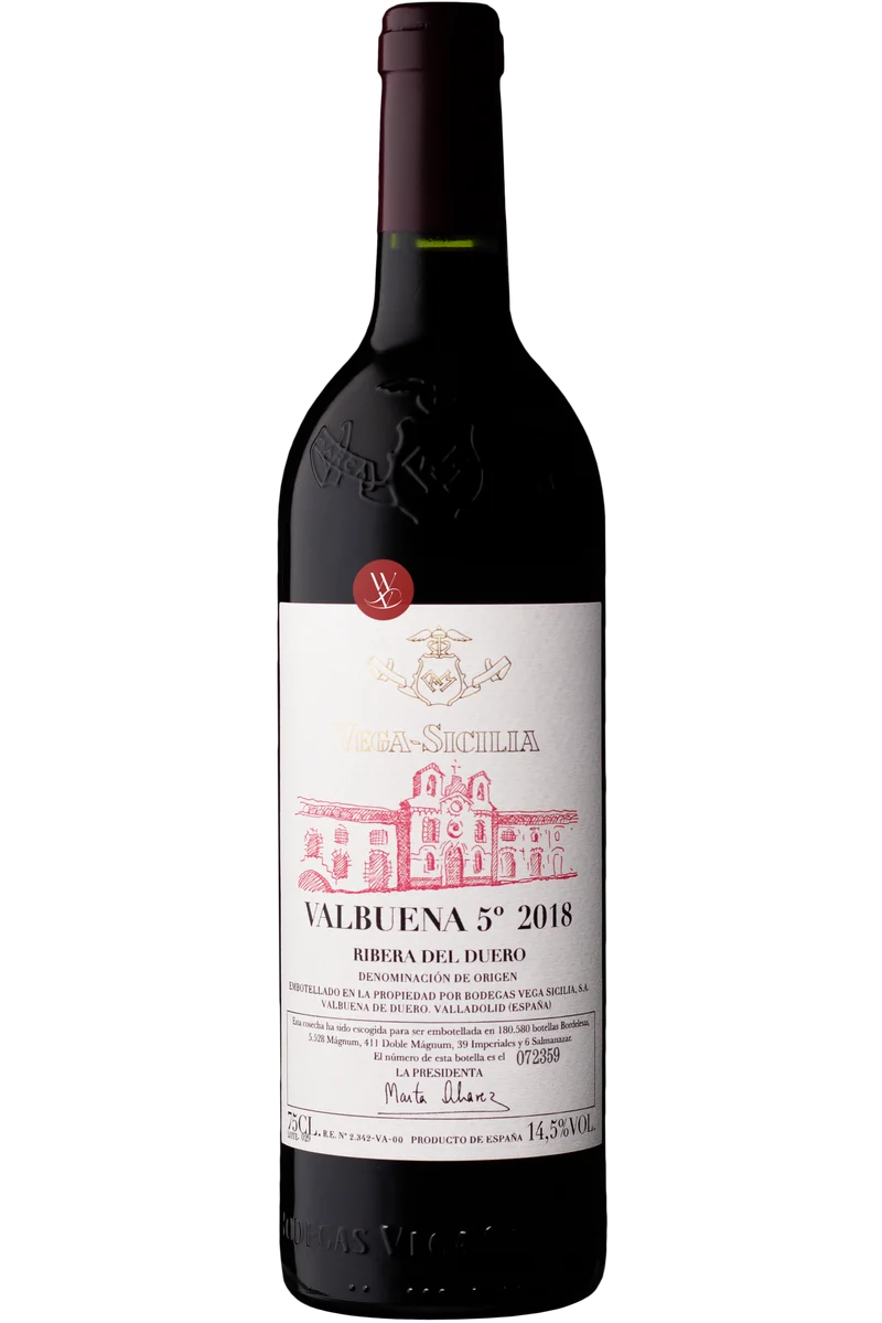 Vega Sicilia Valbuena Tinto 2018