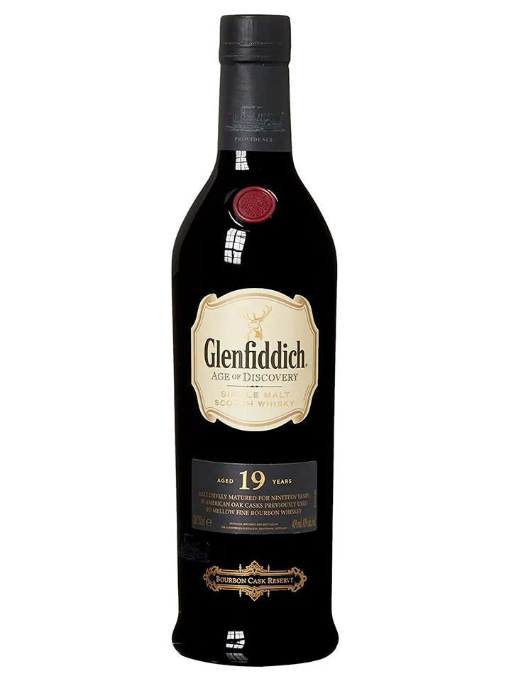 Glenfiddich 19 Year Old Age of Discovery Bourbon Cask Single Malt Scotch Whisky 700mL