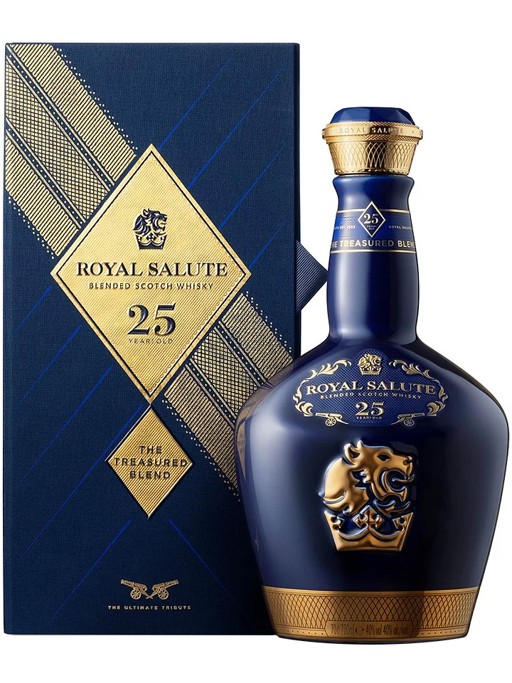 Royal Salute 25 Year Old 'The Treasured Blend' Blended Scotch Whisky 700mL