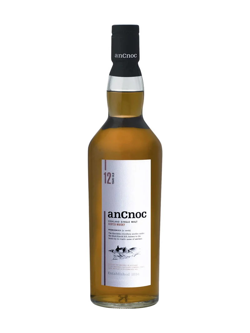 AnCnoc 12 Year Old Single Malt Scotch Whisky 700mL