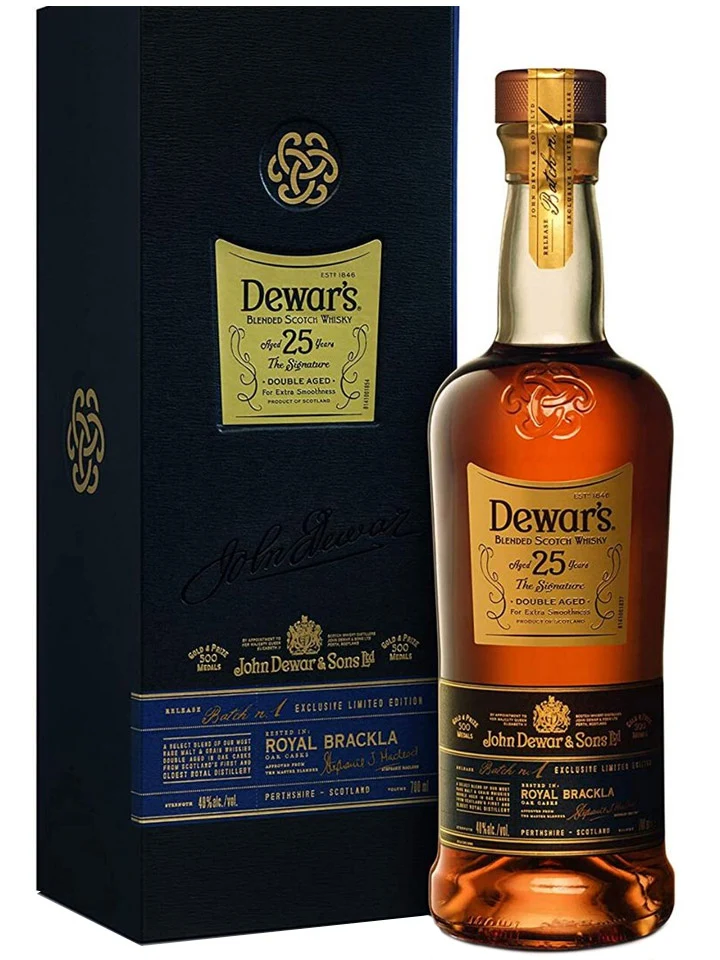 Dewar's 25 Year Old The Signature Blended Scotch Whisky 750mL