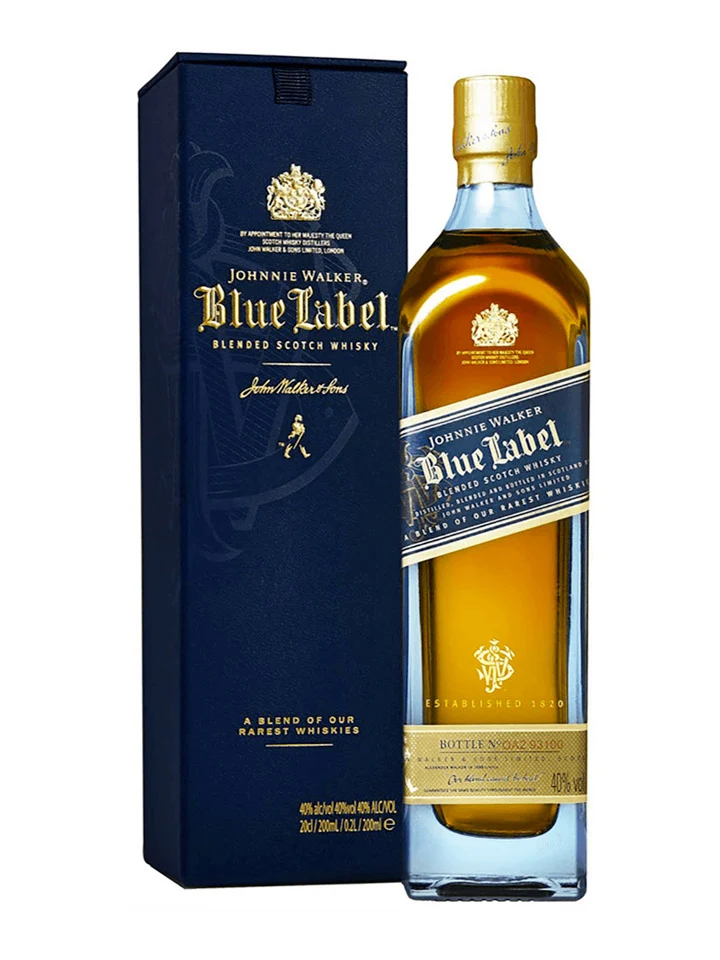 Johnnie Walker Blue Label Blended Scotch Whisky 200mL