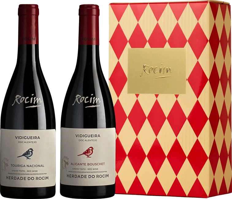 Conjunto Herdade Rocim Touriga Nacional & Alicante Tinto