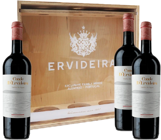 Conjunto Conde D Ervideira Vinha Da Água Tinto (3 Garrafas)