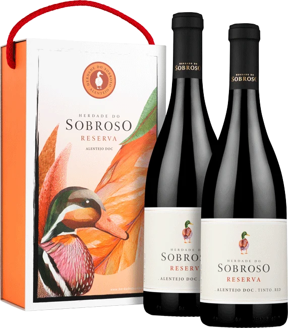 Conjunto 2 Herdade Sobroso Reserva Tinto 2023