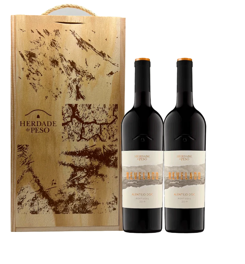 Conjunto 2 Garrafas H.peso Revelado Tinto 2021