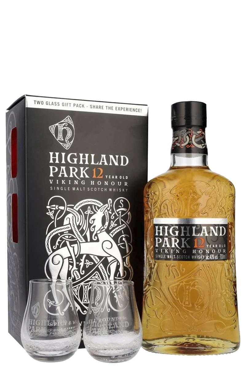 Highland Park Viking Honour 12 Anos + 2 Copos