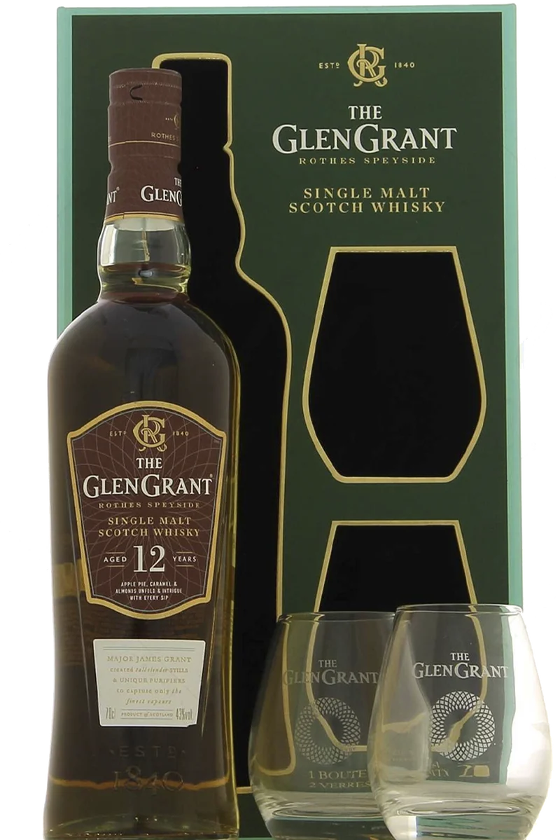 Glen Grant 12 Anos + 2 Copos