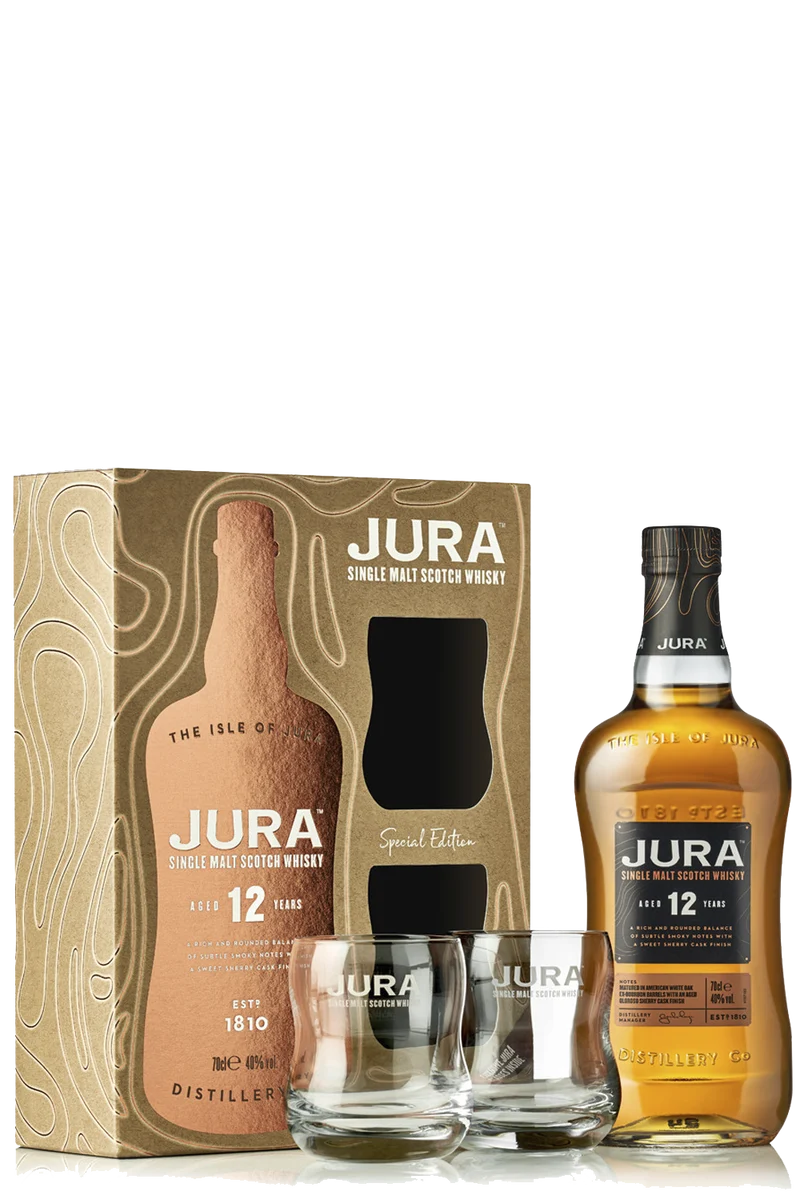 Isle of Jura 12 Anos + 2 Copos