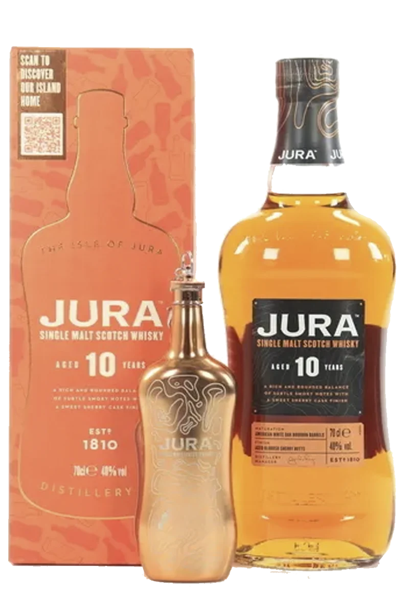 Isle of Jura 10 Anos + Travel Flask