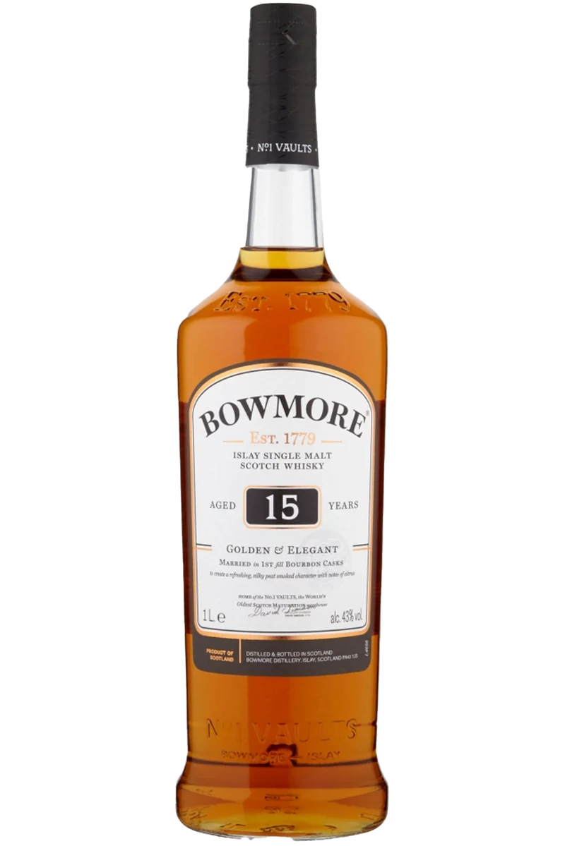 Bowmore Gold Elegant 15 Anos 1L
