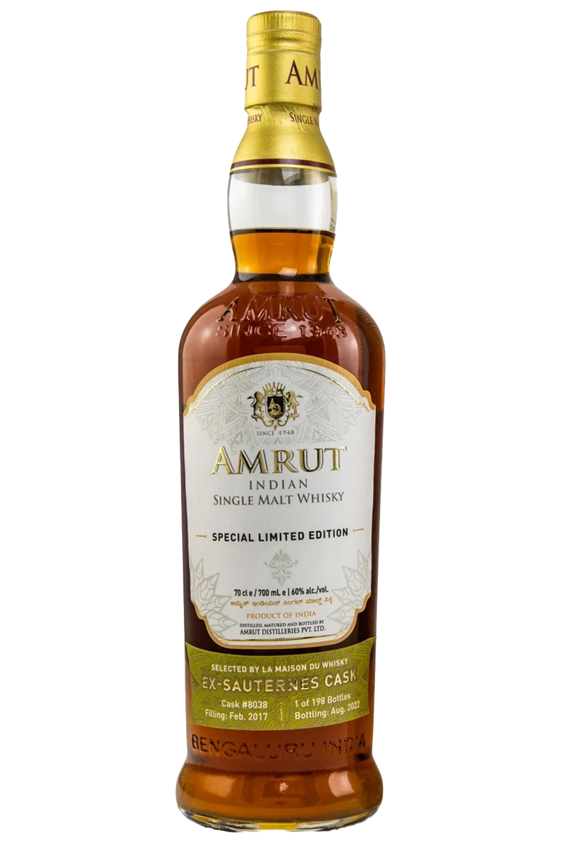 Amrut Ex Sauternes Cask 5 Anos 2017
