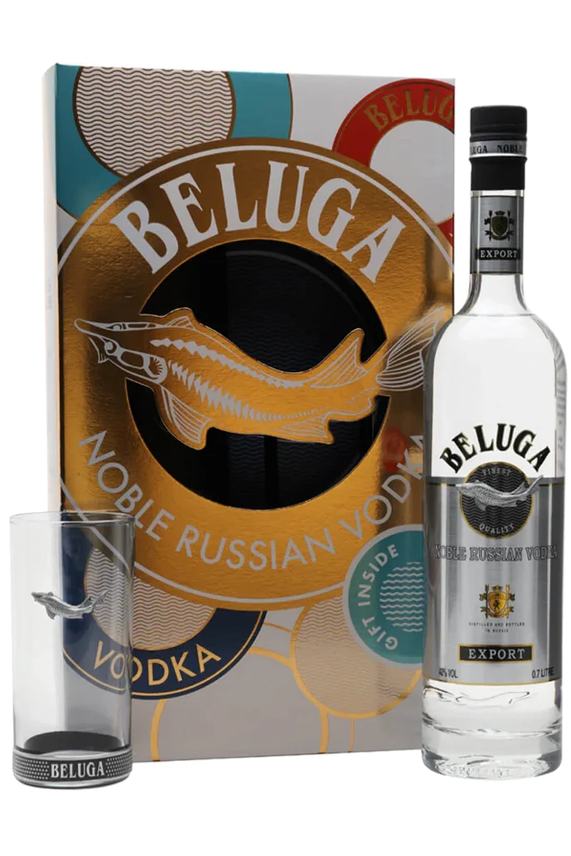 Beluga Noble + Highball Glass