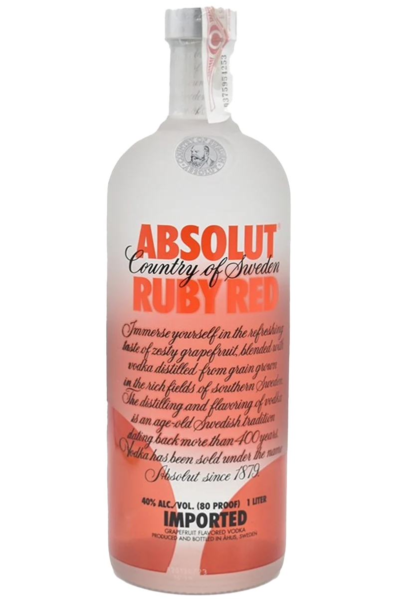 Absolut Ruby Red 1L