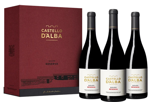 Conjunto Garrafas Castello D´alba Reserva Tinto 2023