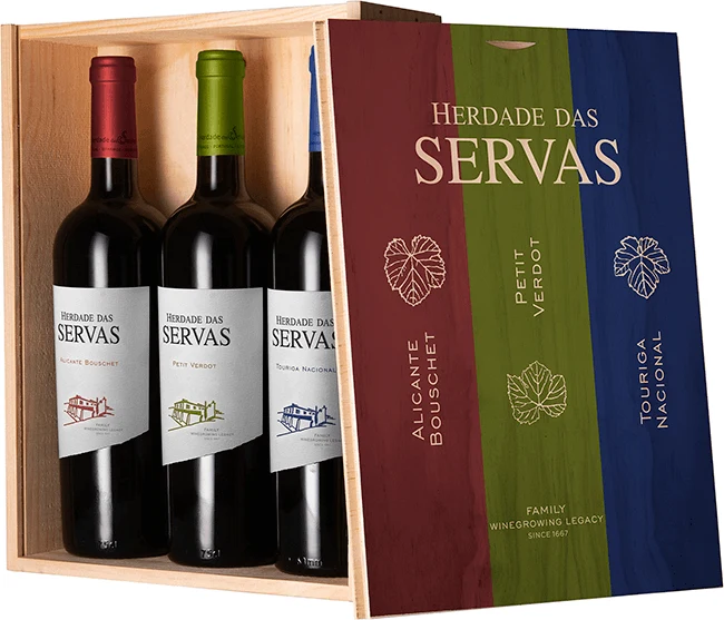 Conjunto Herdade Das Servas Monocastas Tinto
