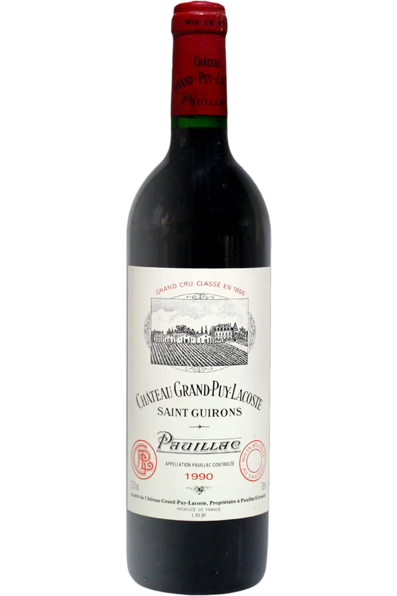 Chateau Grand Puy Lacoste Tinto 1990