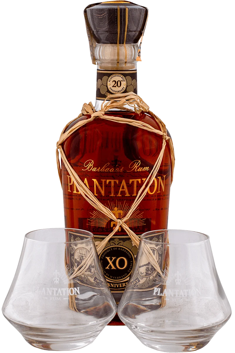 Plantation XO 20th Anniversary + 2 copos