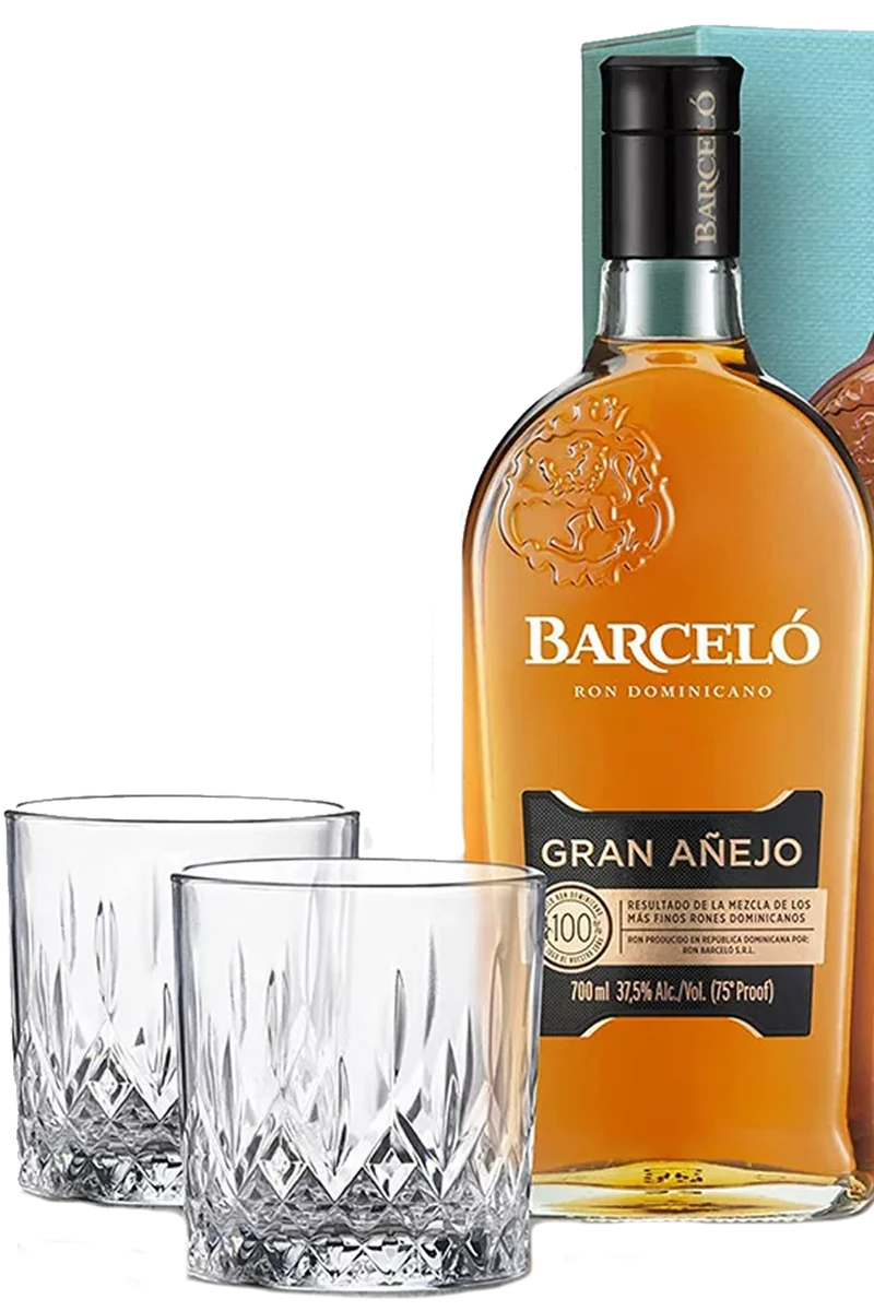 Barcelo Gran Anejo + 2 Copos