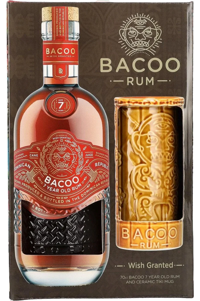 Bacoo 7 Anos + Tiki Mug