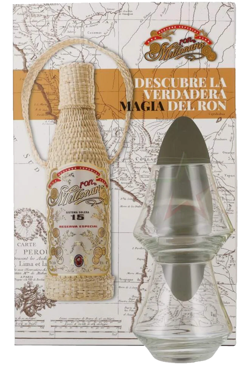Millonario Reserva 15 Anos + 2 copos