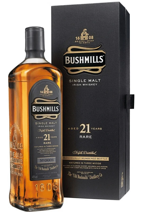 Whisky Bushmills 21 Anos