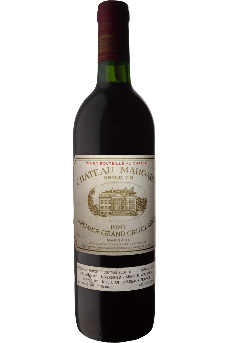 Château Margaux Grand Vin Premier Grand Cru Classe Tinto 1987