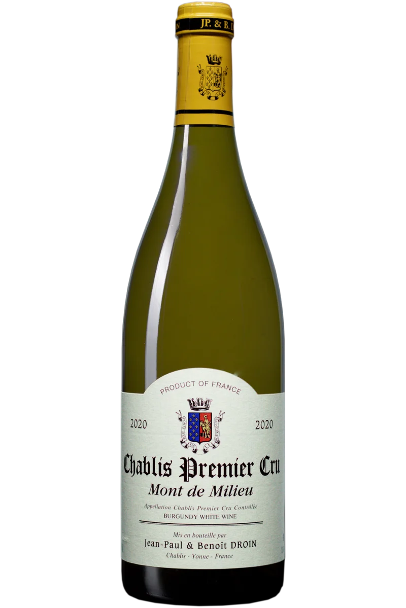 Jean-Paul & Benoît Droin Chablis Premier Cru Mont de Milieu Branco 2020