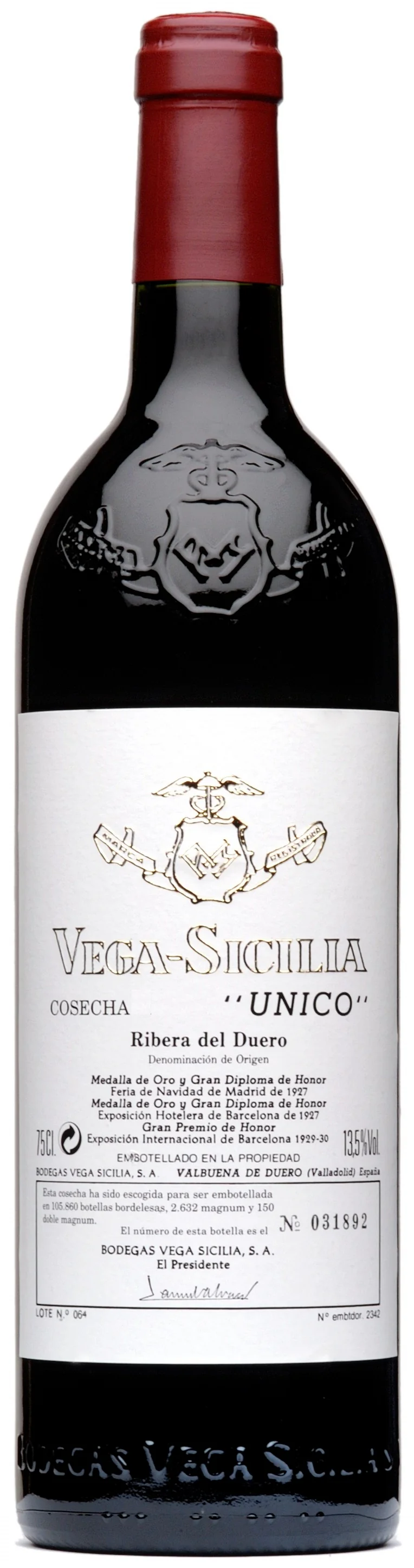 Vega Sicilia Unico Tinto 1999