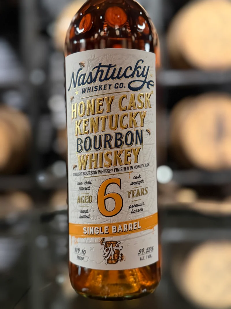 Nashtucky 6yr Single Barrel Kentucky Bourbon - Honey Cask Finished - #5222 - 119.40 Proof