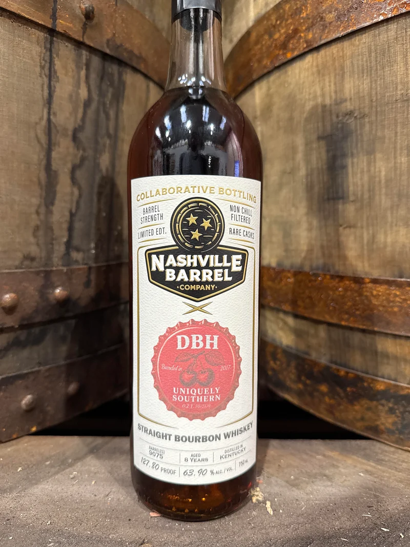 Nashville Barrel Co 8yr Single Barrel Bourbon - #9075 - 127.80 Proof