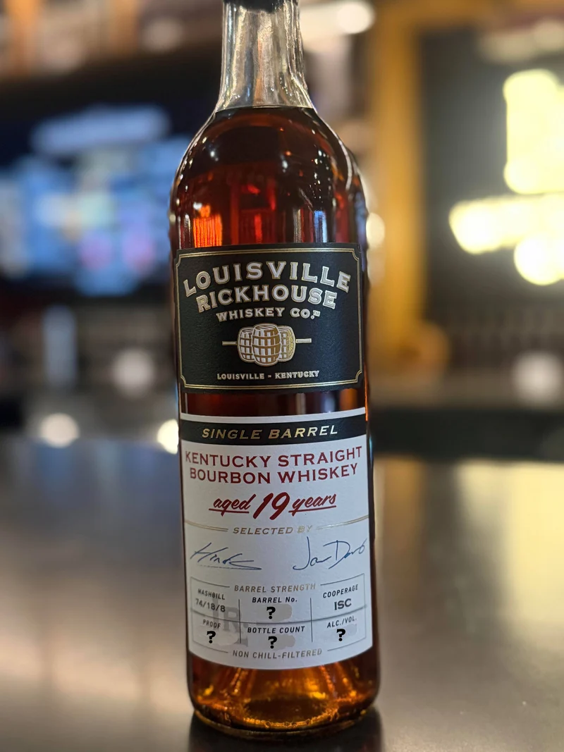 Louisville Rickhouse 19yr Single Barrel Kentucky Bourbon - HAZMAT - Random Barrel