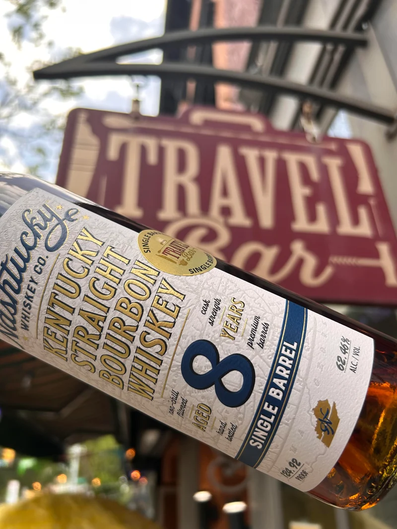 Nashtucky 8yr Single Barrel Kentucky Bourbon - #9005 - 124.92 Proof - Travel Bar