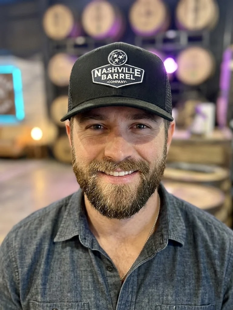 Nashville Barrel Co Black Hat with White Logo