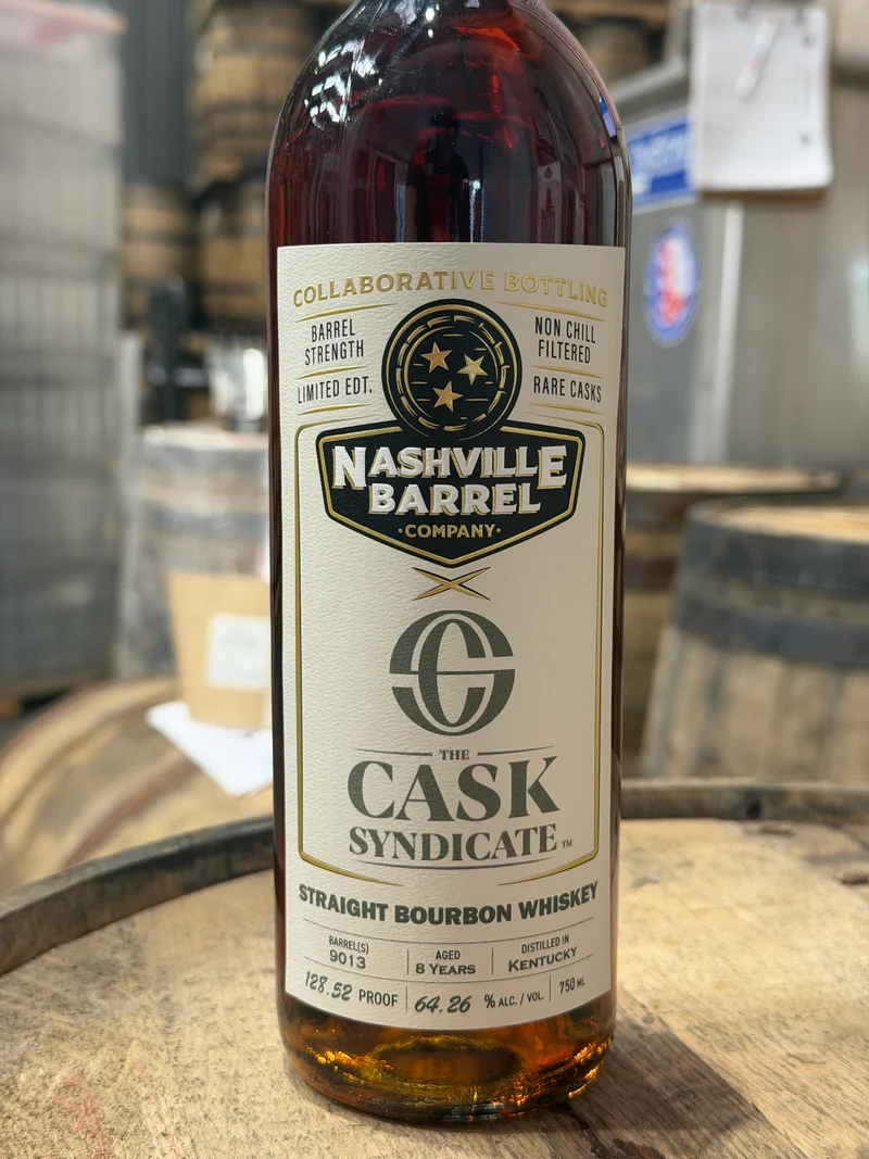 Nashville Barrel Co 8yr Single Barrel Kentucky Bourbon #9013 - 128.52 Proof - Cask Syndciate
