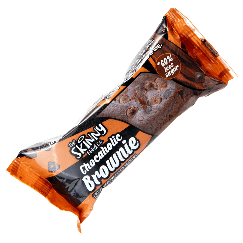 (Rea, bäst före, augusti 2026) Skinny (HFSS-kompatibel) Fiberrik choklad med vaniljbrownie 48 g