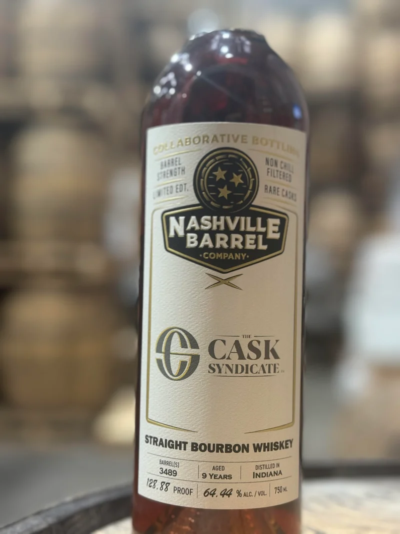 Nashville Barrel Co 9yr Single Barrel Bourbon - #3489 - Cask Syndicate - 128.88 Proof